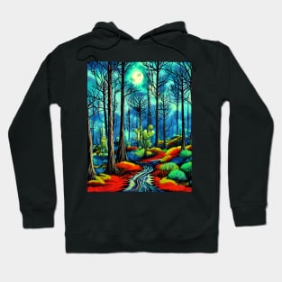 Beautiful Forest Moonlight Hoodie